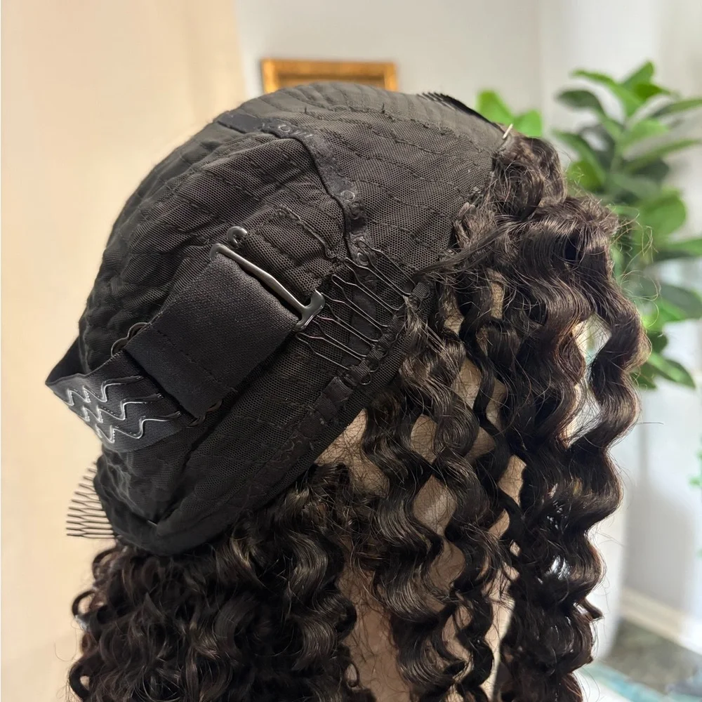 ISEE hair WEAR GO HALF WIG Coily Curly Half Wig 24”